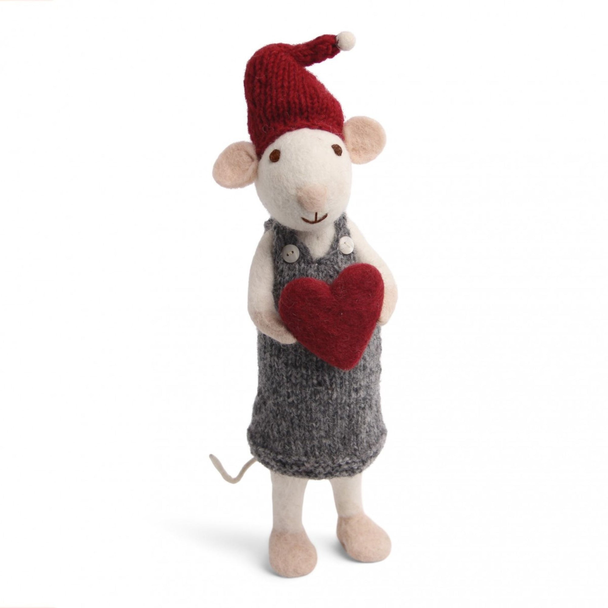 Big White Girly Mouse With Heart Eleish Van Breems Home