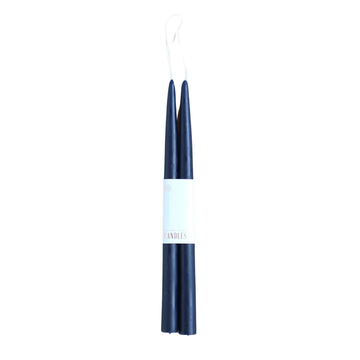 Dipped Taper Candles, 12&quot; Pair, Midnight Eleish Van Breems Home