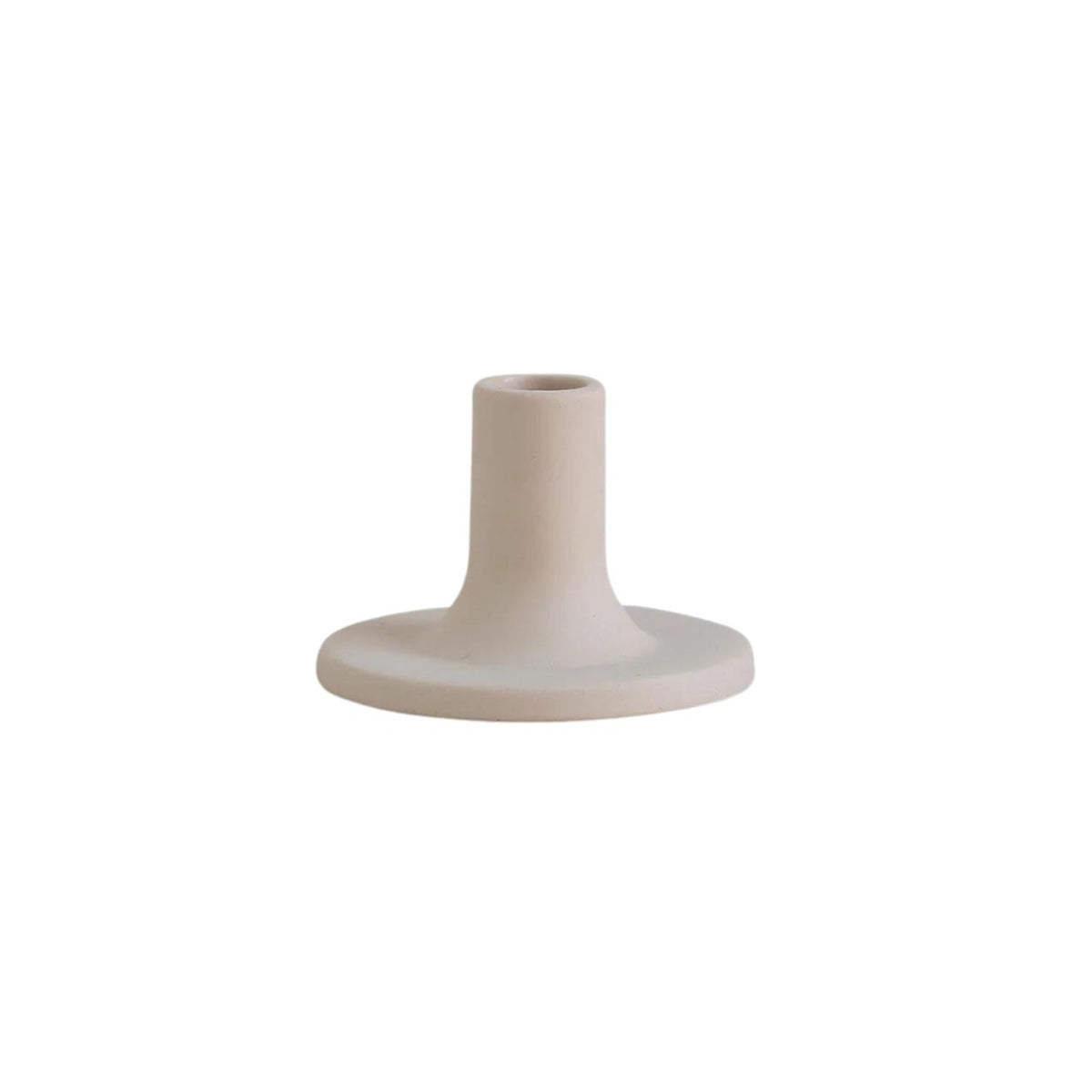 Ceramic Taper Holder, Sand, Medium Eleish Van Breems Home