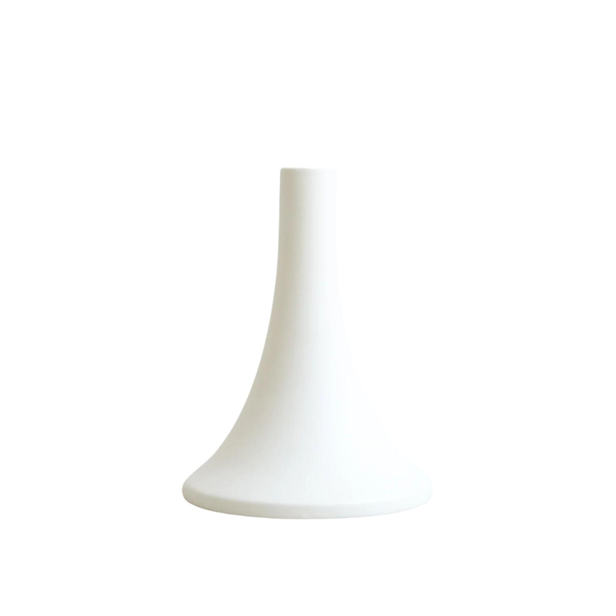 Ceramic Grand Taper Holder, Matte White, Tall Eleish Van Breems Home