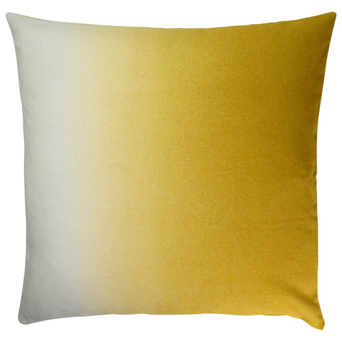 Dip-Dyed Alpaca Square Pillow, Goldenrod