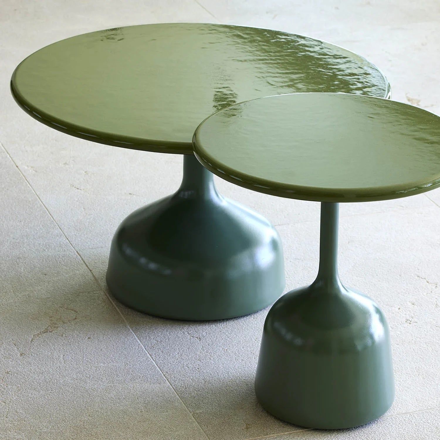 Glaze Coffee Table, Large, Color Green Eleish Van Breems Home