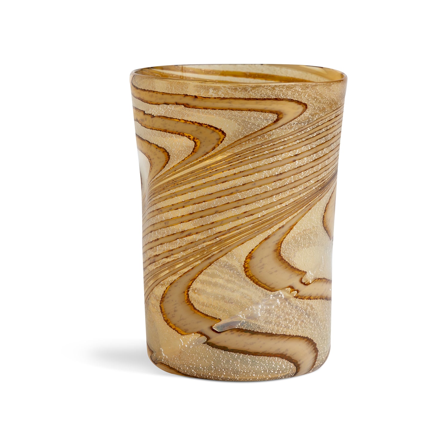 Wild Collection Tumbler Amber With Mixed Pattern Eleish Van Breems Home