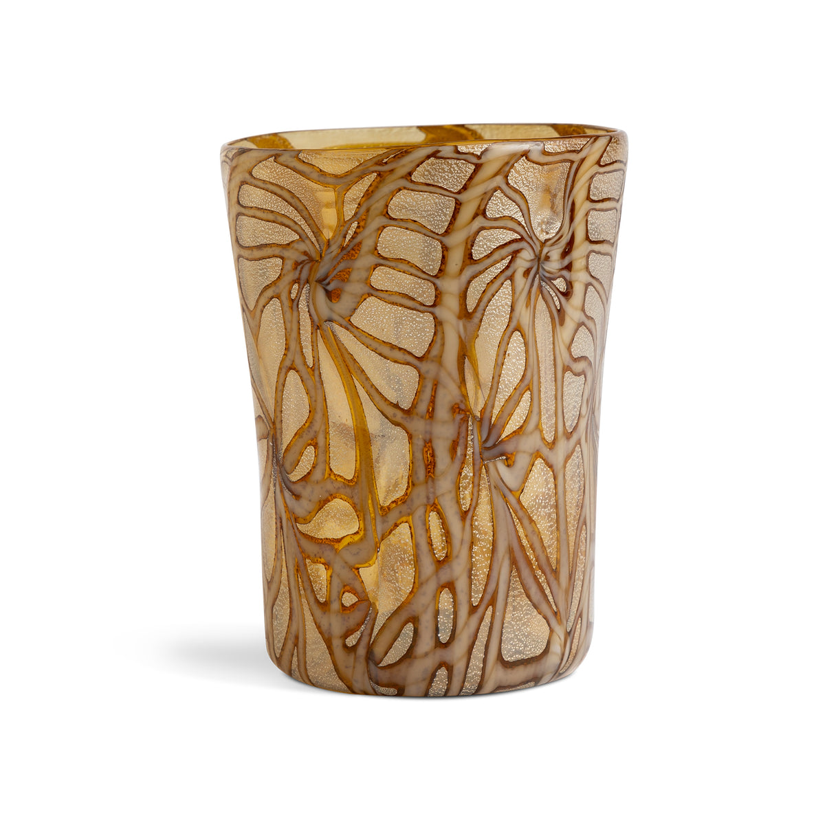 Wild Collection Tumbler Amber With Mixed Pattern Eleish Van Breems Home