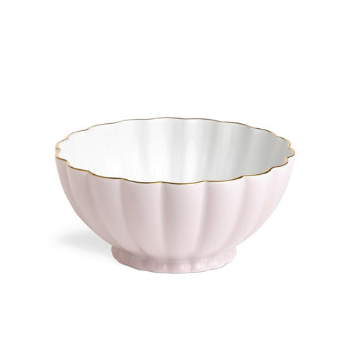 Augarten Small Bowl, Light Pink & Gold