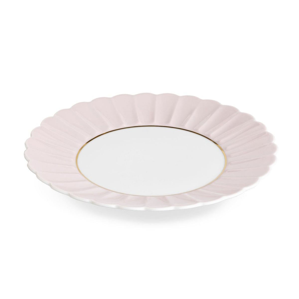 Augarten Starter Plate, Light Pink &amp; Gold Eleish Van Breems Home