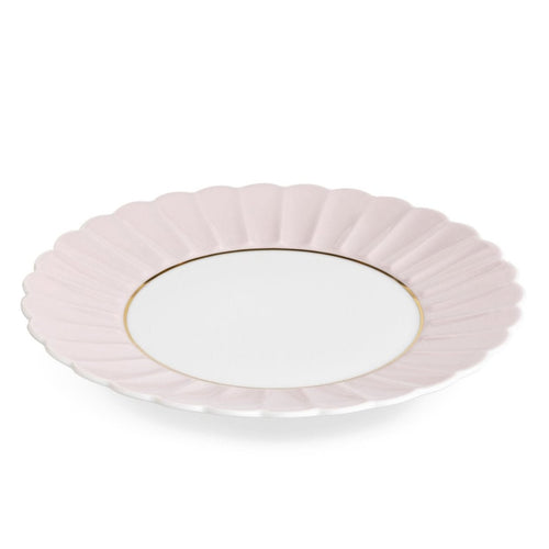 Augarten Dinner Plate, Light Pink & Gold