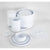 Hellerware Max 1 Dinnerware 25-Piece Set, White Eleish Van Breems Home