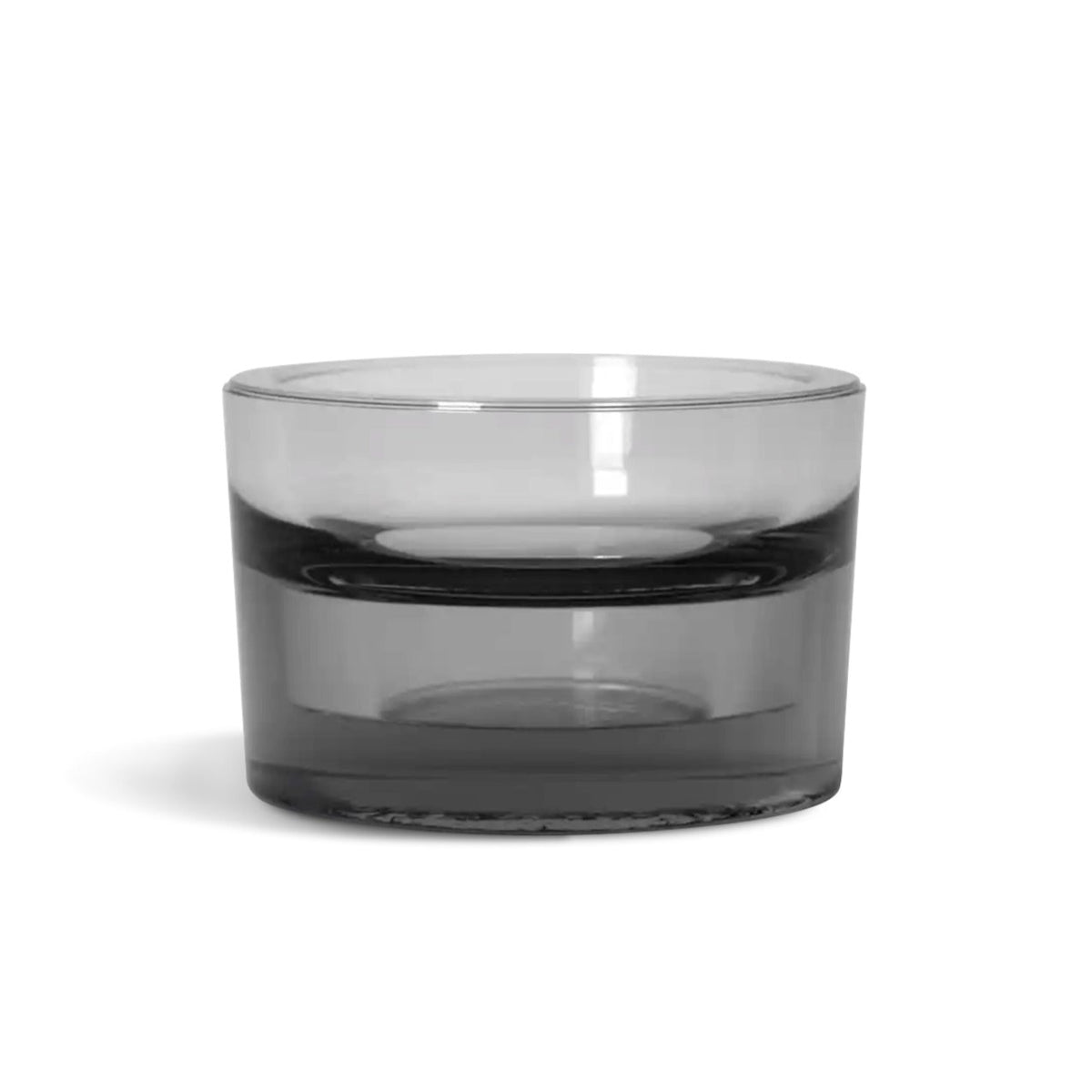 Optika Tealight Holder, Smokey Grey Eleish Van Breems Home