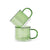 Shorty Espresso Cups, Set of 2, Green Eleish Van Breems Home