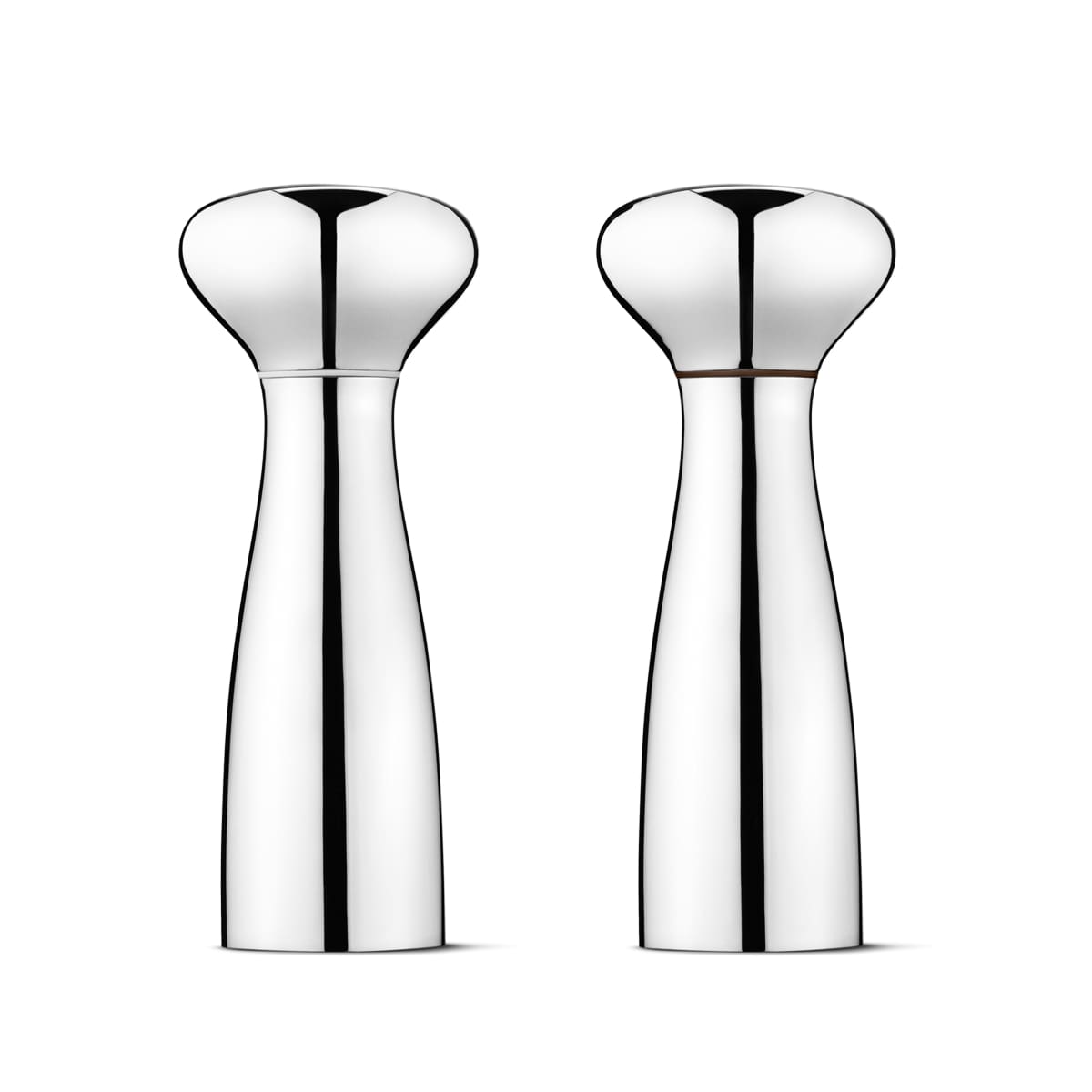 Georg Jensen Alfredo Stainless Steel Salt &amp; Pepper Mill Set-Eleish Van Breems Home