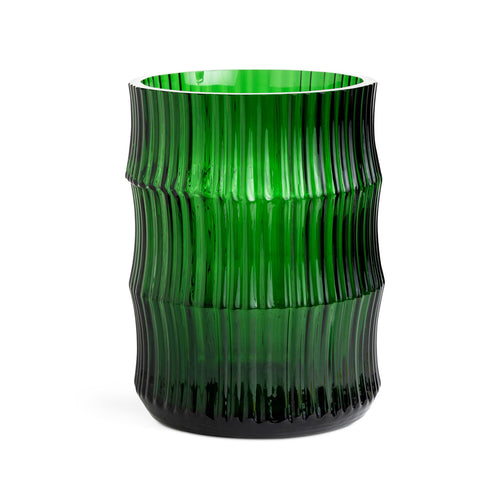 Lina Large Tulip Vase, Green