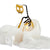 Pyropet Kisa Cat Candle, White Eleish Van Breems Home