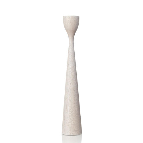 Rolf Oak Medium Candlestick 13"