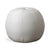 Seabrook Medicine Ball Ottoman in Fresno Alabaster Button in Davenport Blue Eleish Van Breems Home