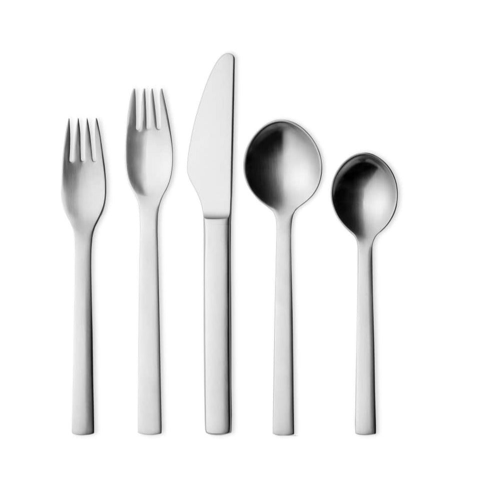 Georg Jensen New York 5pc Stainless Steel Cutlery Set Eleish Van Breems Home