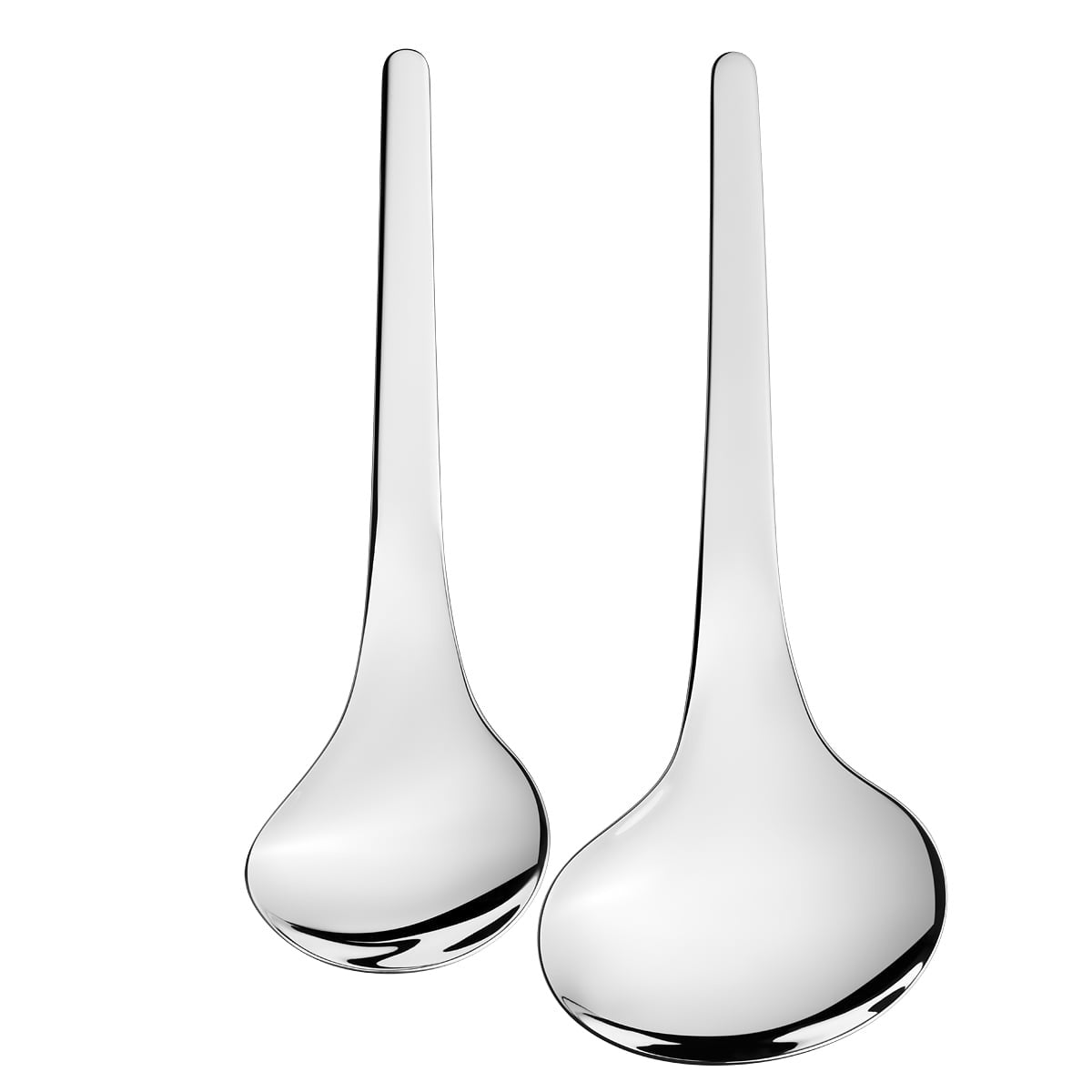 Georg Jensen Bloom Stainless Steel Serving Spoon Set Eleish Van Breems Home