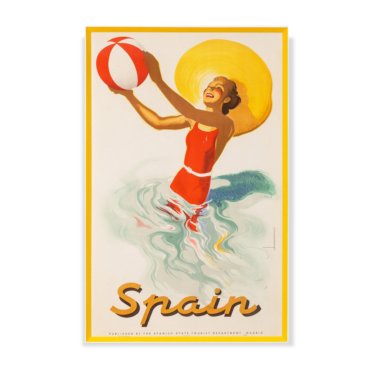 Spain Travel Poster Eleish Van Breems Home