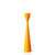 Rolf Painted Candlestick 11" Orange Eleish Van Breems Home